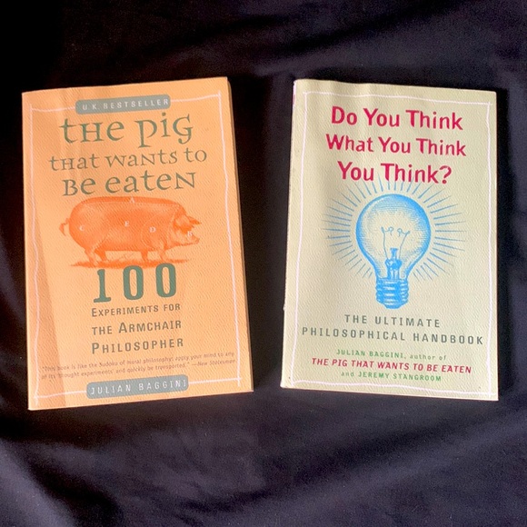 Other - The Pig That Wants to Be Eaten & Do You Think What You Think You Think? Books